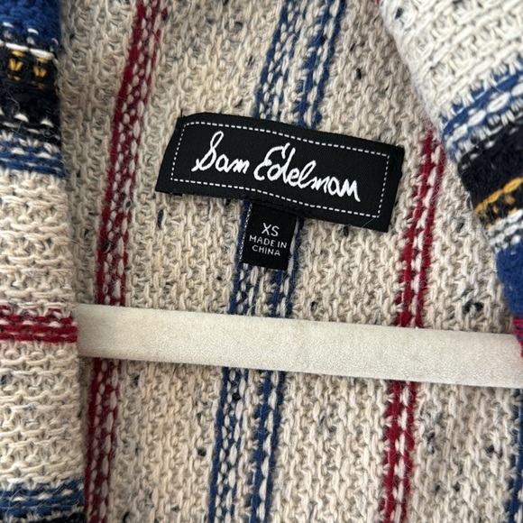 Sam Edelman Elsie blanket sweater vest. Sz XS - Picture 2 of 6